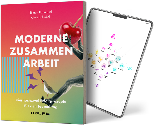 Moderne Zusammenarbeit Buchcover Tilman Bona Chris Schiebel Haufe